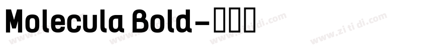 Molecula Bold字体转换